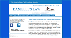 Desktop Screenshot of danielleslaw.com